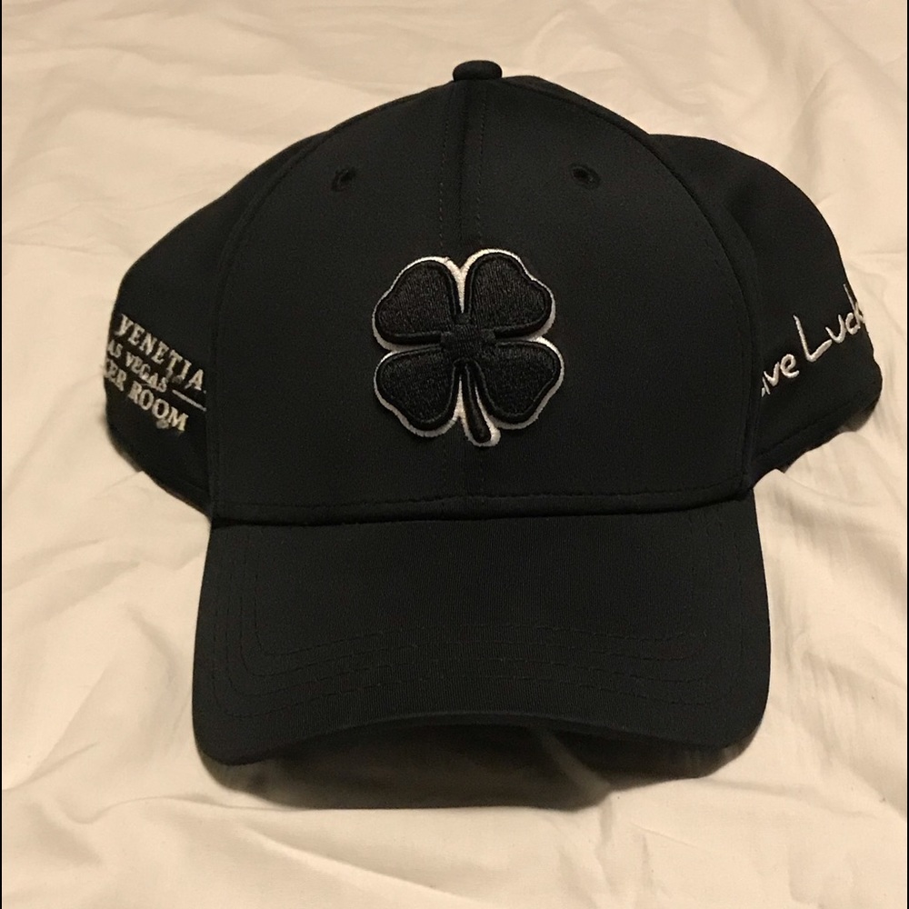 Black clover L/XL Hat. From the Venetian Hotel in Las Vegas.